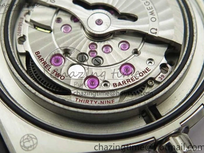 0419 Neat Constellation 131.33.41.21.03.001 SS TW Best Edition Black Dial On Gummy Strap A 7873